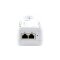 Unterseite mit 2 x Gigabit Ethernet RJ45 Port