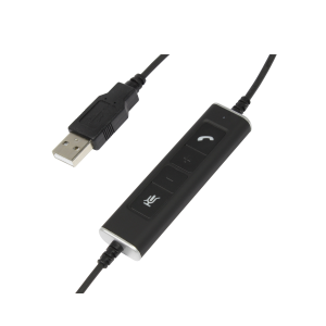 Plusonic 10.2P USB Headset - Geräuschunterdrückung, Binaural, USB