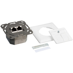 Components of CAT.6a network socket - die-cast housing...