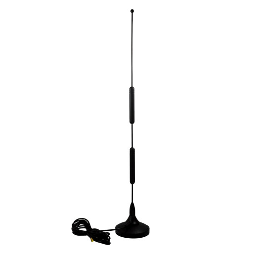 12dBi antenna, magnetic base, 2.5m cable, MMCX connector - shown individually