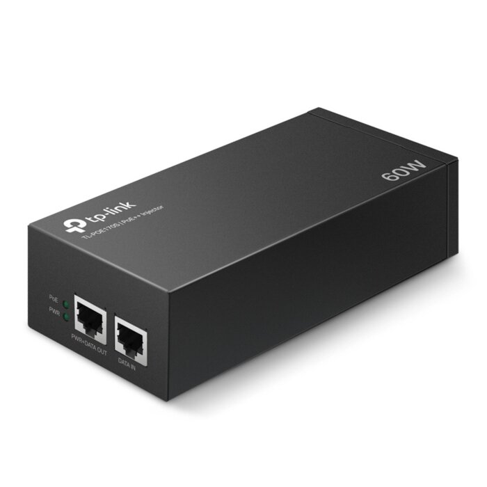 TP-Link TL-POE170S PoE++ Injector mit 60W Leistung und Gigabit-Ports.