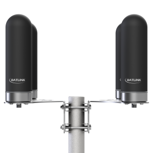Batlink 4G / 5G antenna - bottom view with N socket and stainless steel cap
