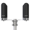 Batlink 4G / 5G antenna - bottom view with N socket and stainless steel cap