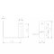 Construction drawing of the 15cm x 10cm antenna mount