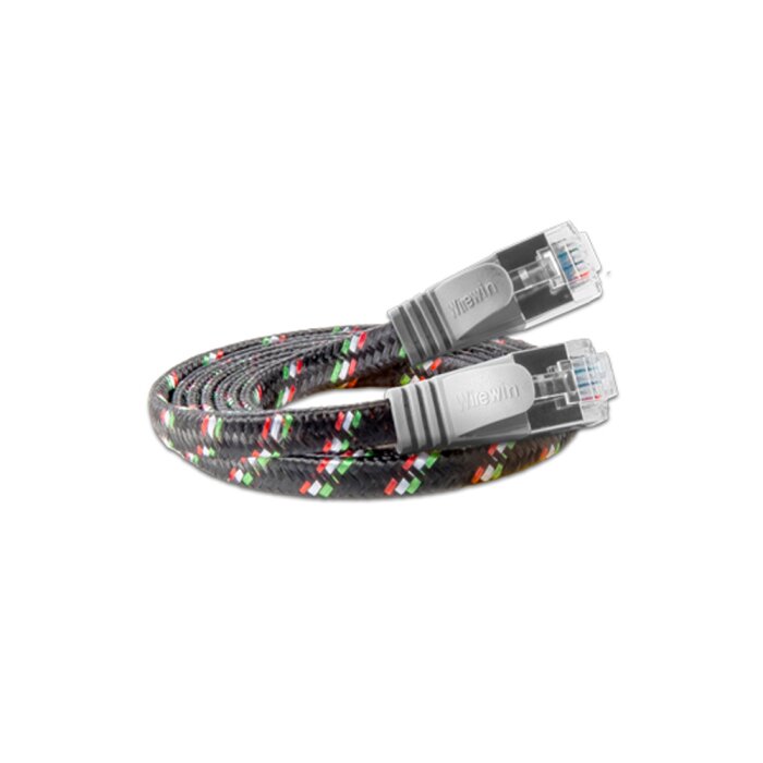 Justslim CAT.6 network cable / patch cable - in the Tough version with nylon sheath