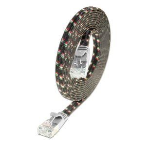 CAT.6 Netzwerkkabel / Patchkabel STP | Justslim TOUGH, 2 x RJ45, (0.25 - 10m)