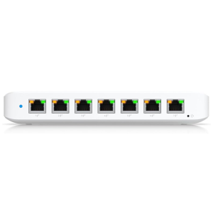 Vorderseite des USW-Ultra-210W mit Gigabit Ethernet Ports