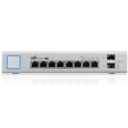 Ubiquiti UniFi Switch US-8-150W - 8 x RJ-45, 2 x SFP, 150W PoE+