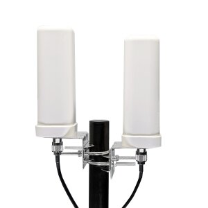 View with antenna cable connected
