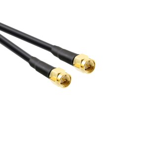 Detailed view of the SMA connector