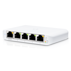 B-WARE Ubiquiti UniFi Switch USW-Flex-Mini | 5 x RJ-45, PoE In / USB-C, Gigabit Switch