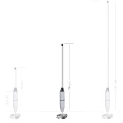 Vergleich der drei TravelConnector USB Systeme mit Größenangaben und Leistungsgewinn