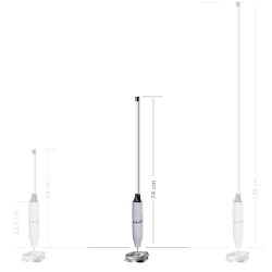 Comparison of the three TravelConnector systems with size information and performance gain