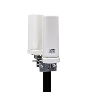 Frontale Ansicht der 5G Antenne