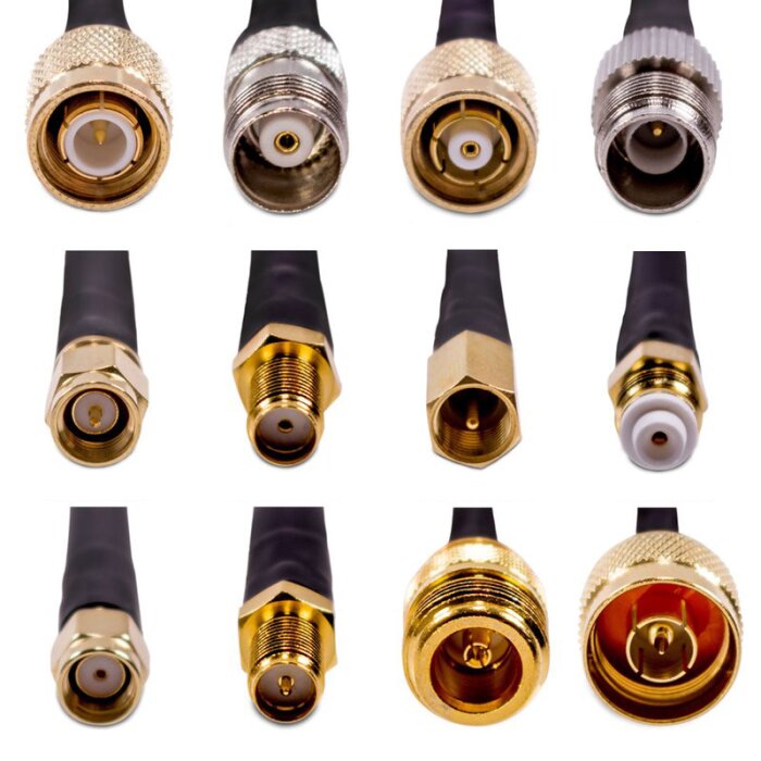 RF240 antenna cable configurator with various connectors