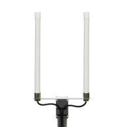 4G multiband 6,5dbi omni antenna in white housing with 5m...