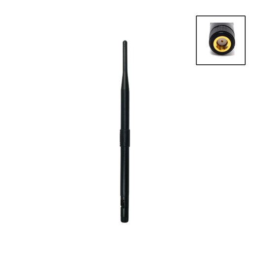 2.4 GHz WLAN omnidirectional antenna with RP-SMA connector, articulated joint and 7dBi gain