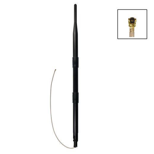 FritzBox / Speedport Umbauset mit 2.4 GHz WLAN Rundstrahlantenne, Gehäuse-Clip, 9dBi
