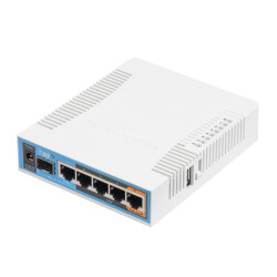 MikroTik hAP ac RB962UiGS-5HacT2HnT wifi router with 5...