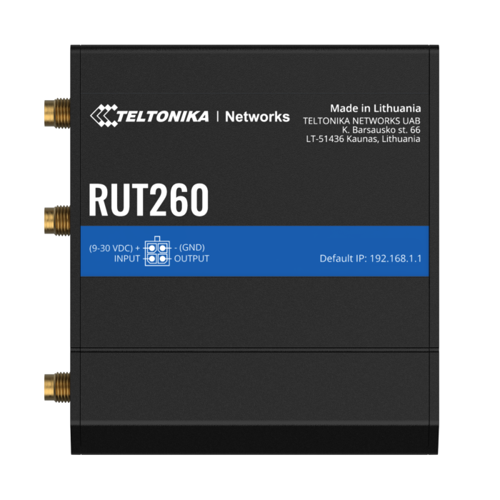 Teltonika RUT260 4G Cat 6 Industrial Router