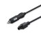 View of TELTONIKA PR2AM20M  MicroFit 4pin plug, 1.5m cable and car cigarette lighter plug