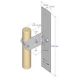 Technical drawing / dimensions of the antenna