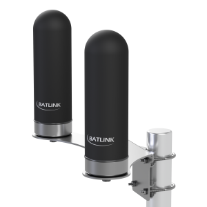 Batlink 4G / 5G antenna - bottom view with N socket and stainless steel cap