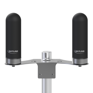 Front view of the 5G antenna with solid plastic housing