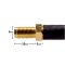 10m Coaxial Antenna Cable | RF-240, Outdoor, RP-SMA female to RP-SMA male