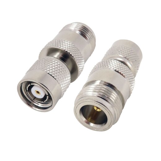 Koaxial Adapter RP-TNC Stecker auf N Buchse