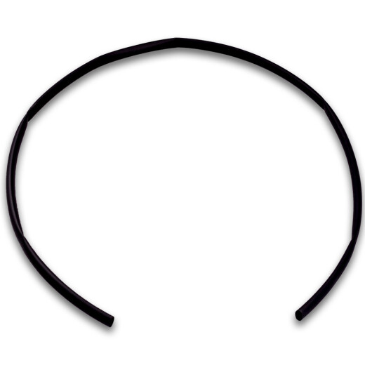 1m shrink tube, 4:1, black, diameter 12mm