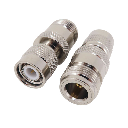 Coaxial adapter from TNC male to N female