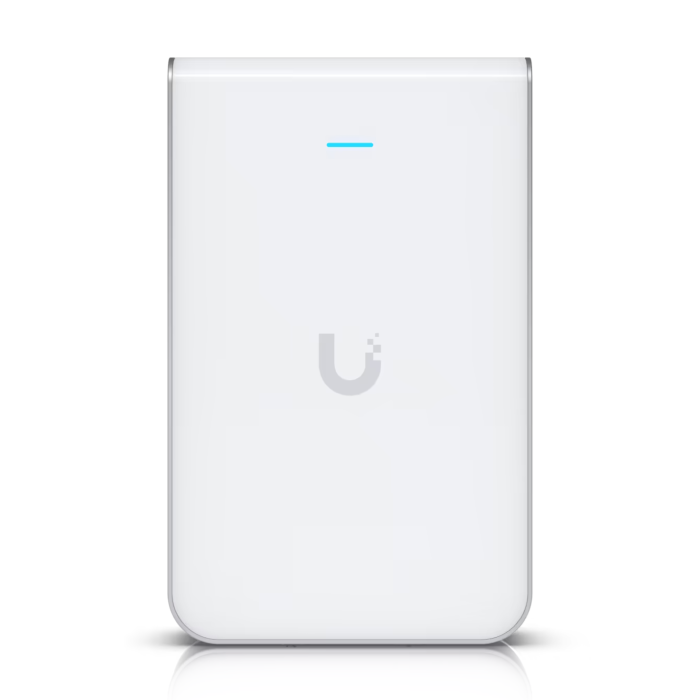Ubiquiti UniFi U6 In-Wall Access Point in a modern office environment