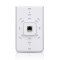 Rückseite des UniFi UAP In-Wall HD mit Ethernet PoE Port
