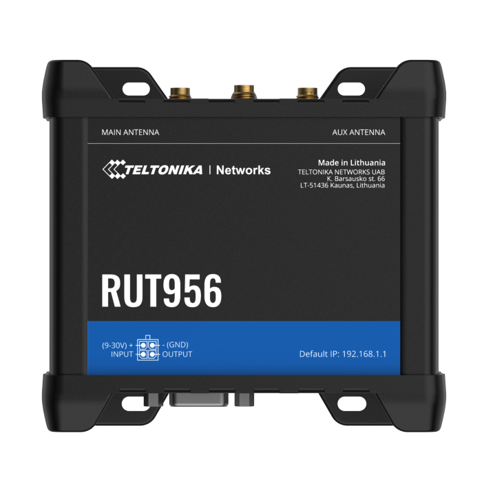 Teltonika RUT956 industrieller LTE Router mit Dual-SIM und GNSS