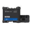 Vorderansicht des TELTONIKA RUT956 LTE Routers mit GNSS und RS232 sowie RS485 Ports