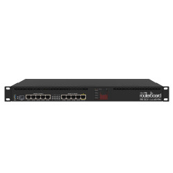MikroTik RB3011UiAS-RM Router with 10 RJ-45 Gigabit Ports and 1 SFP Cage