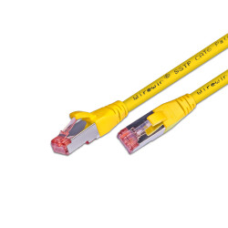 CAT.6 Ethernet cable, STP, 2 x RJ45, LSOH, 2m, yellow