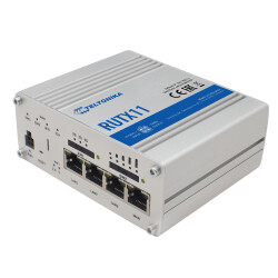 TELTONIKA RUTX11 LTE Router Dual Sim, Alu Geh&auml;use, 802.11ac WLAN AP, Gigabit Ethernet, GPS und Bluetooth Funktion
