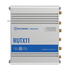 TELTONIKA RUTX11 LTE Router Dual Sim, Alu Gehäuse,...