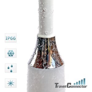 Nahaufname Gehäuse des Travelconnector tcs 657 wetterfest