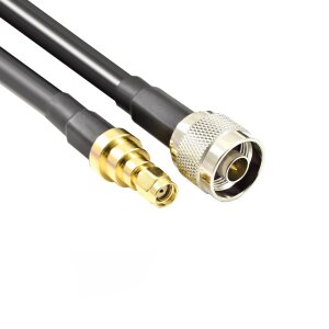 Coaxial cable CNT400 with N connector to RP-SMA connector