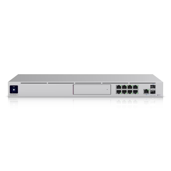 Ubiquiti UniFi Dream Machine Special Edition (UDM-SE) Netzwerkkonsole in der Frontansicht.