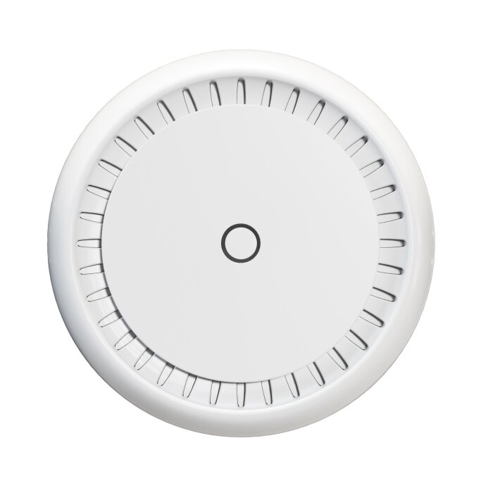 MikroTik cAP XL ac (RBcAPGi-5acD2nD-XL) WiFi Access Point in frontal view.