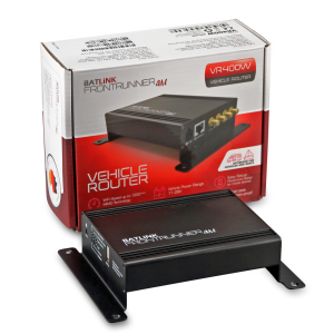 Ansicht des Frontrunners VR400W und des Umverpackungskartons