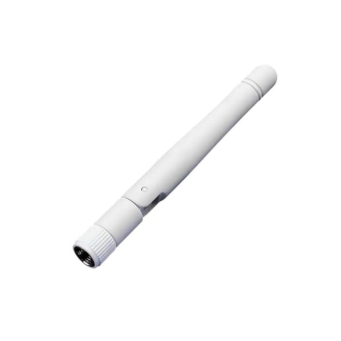 4.33 GHz omnidirectional antenna with SMA connector, white, articulated joint and 2dBi gain