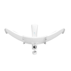 Ubiquiti LBE-5AC-LR - bottom view with ethernet port