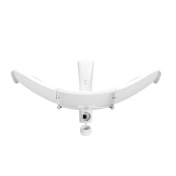 Ubiquiti LBE-5AC Long Range - Ansicht der Unterseite mit RJ-45 Port