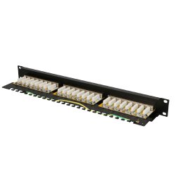 geöffnetes Gehäuse mit LSA Klemmleisten