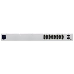 Ubiquiti UniFi Switch USW-16-POE mit 16 x RJ45 und 2 x SFP Ports